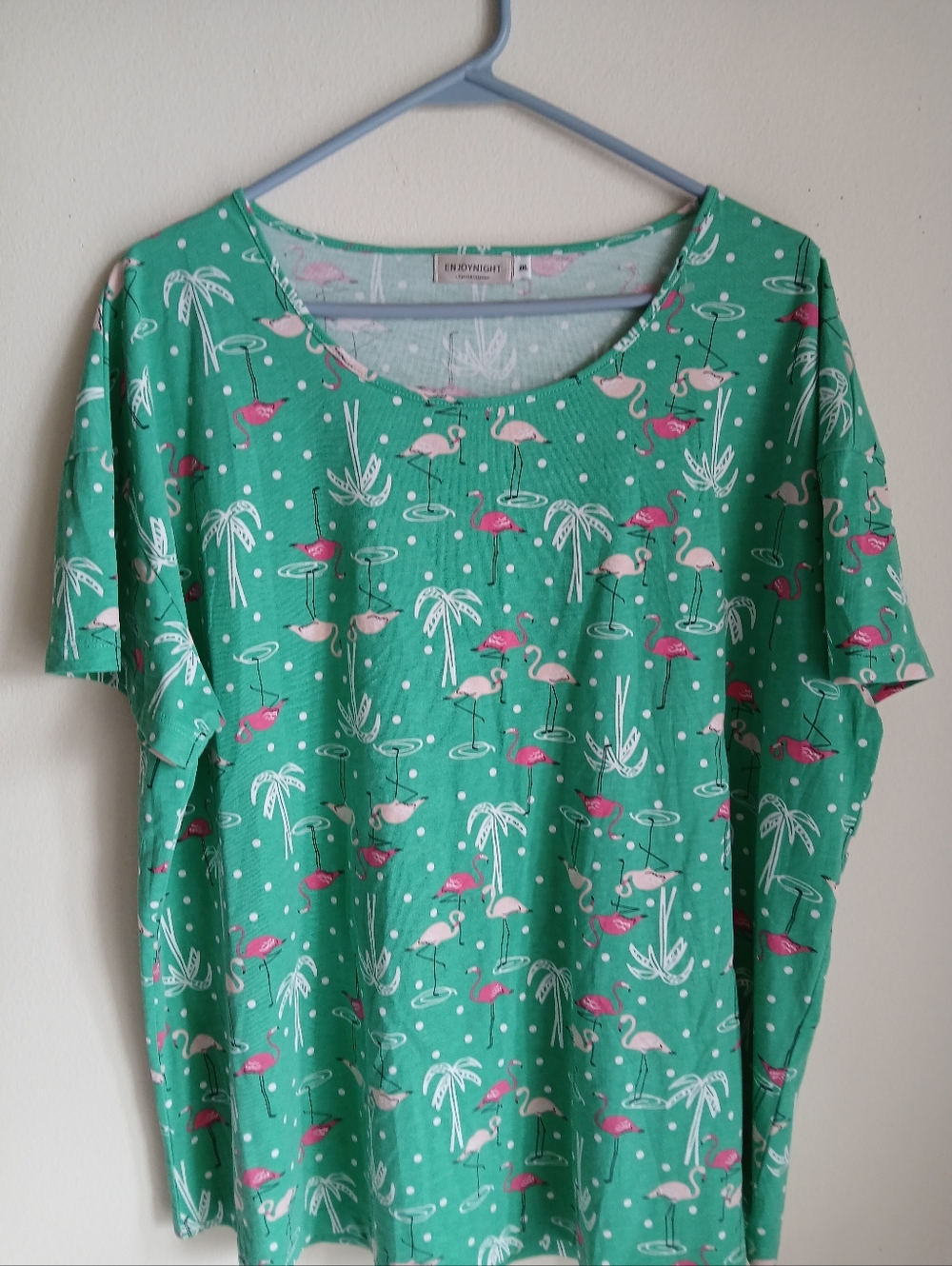 Enjoynight Flamingo Sleepwear Top 2XL